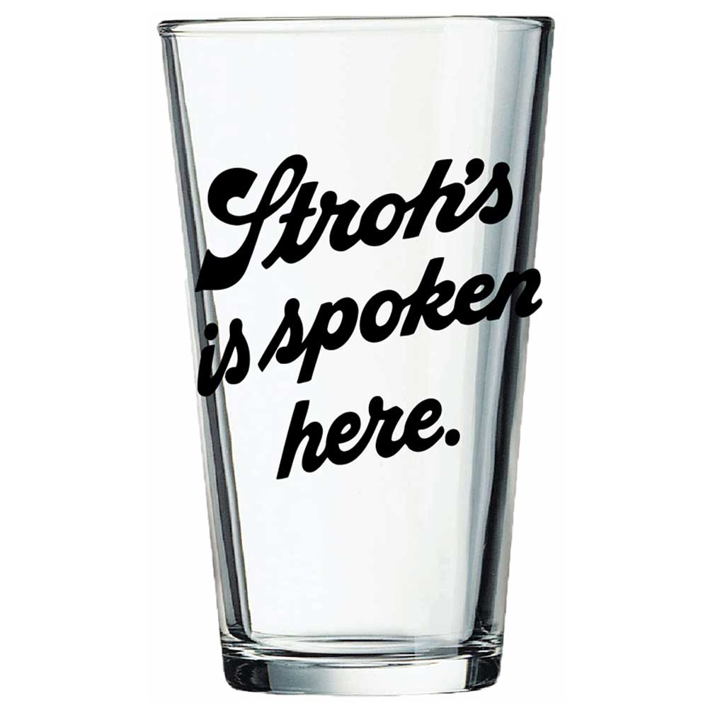 Pint Glass - Stroh's Lion - Detroit Shirt CompanyDSC - Stroh'sDrinkware (Accessories)