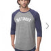 Mens Detroit Bend Triblend 3/4 Sleeve Baseball T-shirt - Detroit Shirt CompanyDetroit Shirt CompanyT-Shirts (Apparel)