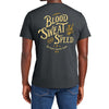 Mens Detroit Speed Shop Blood Sweat & Speed T-shirt - Charcoal - Detroit Shirt CompanyDetroit Shirt CompanyT-Shirts (Apparel)