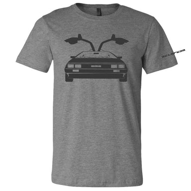 Mens DeLorean Wings - Triblend Grey - Detroit Shirt CompanyDSC - DeLoreanShirts & Tops