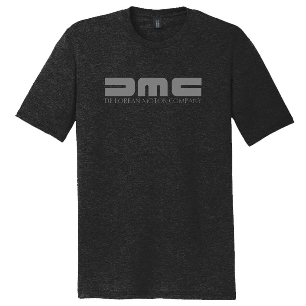 Mens DeLorean DMC Logo - Black - Detroit Shirt CompanyDSC - DeLorean