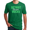 Mens Detroit Sham Rocks St. Patrick's Day T-shirt (Heather Kelly Green) - Detroit Shirt CompanyDetroit Shirt CompanyT-Shirts (Apparel)