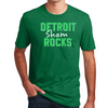 Mens Detroit Sham Rocks St. Patrick's Day T-shirt (Heather Kelly Green)