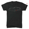 Mens Dodge Viper 25 Years T-shirt (Black) - Detroit Shirt CompanyFCA - DodgeT-Shirts (Apparel)