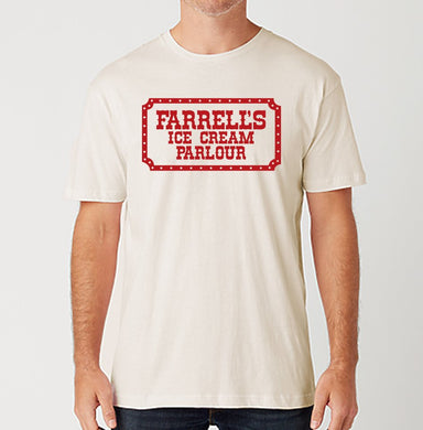 Mens Farrell's Ice Cream Parlour T-shirt - Vintage White - Detroit Shirt CompanyDetroit Shirt CompanyT-Shirts (Apparel)