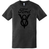 Mens Ford V8 Vintage - Heather Black - Detroit Shirt CompanyDSC - FordT-Shirts (Apparel)