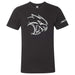 Mens Dodge SRT Hellcat Abstract Logo T-shirt (Black) - Detroit Shirt CompanyFCA - DodgeT-Shirts (Apparel)