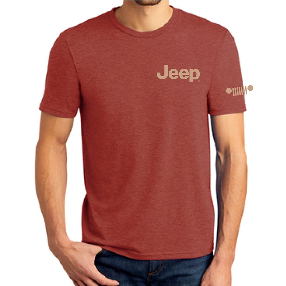 Mens Jeep® Compass T-Shirt - Spice Heather - Detroit Shirt CompanyFCA - JeepT-Shirts (Apparel)