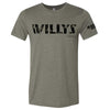 Mens Jeep® Willys T-Shirt - Military Green - Detroit Shirt CompanyFCA - JeepT-Shirts (Apparel)