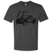 Mens Jeep® JT Gladiator - LDD Series - Triblend Charcoal T-Shirt - Detroit Shirt CompanyFCA - JeepT-Shirts (Apparel)