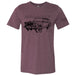 Mens Jeep® Wagoneer - LDD Series - Triblend Burgundy T-Shirt - Detroit Shirt CompanyFCA - JeepT-Shirts (Apparel)