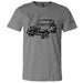 Mens Jeep® Wrangler YJ - LDD Series - Triblend Grey T-Shirt - Detroit Shirt CompanyFCA - JeepT-Shirts (Apparel)