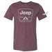 Mens Jeep® Tent Badge T-Shirt - Heather Burgundy - Detroit Shirt CompanyFCA - JeepT-Shirts (Apparel)