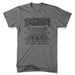 Mens Michigan Central Station 2 T-shirt (Grey Triblend) - Detroit Shirt CompanyDetroit Shirt CompanyT-Shirts (Apparel)