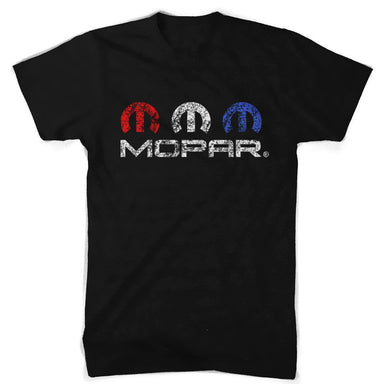 Mens Mopar RWB T-shirt (Black) - Detroit Shirt CompanyFCA - MoparT-Shirts (Apparel)