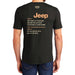 Mens Jeep® Adventure Mixtape T-Shirt - Black - Detroit Shirt CompanyFCA - JeepT-Shirts (Apparel)