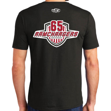 Mens Ramchargers 65th Anniversary Logo T-shirt - Black - Detroit Shirt CompanyDSC - RamchargersT-Shirts (Apparel)