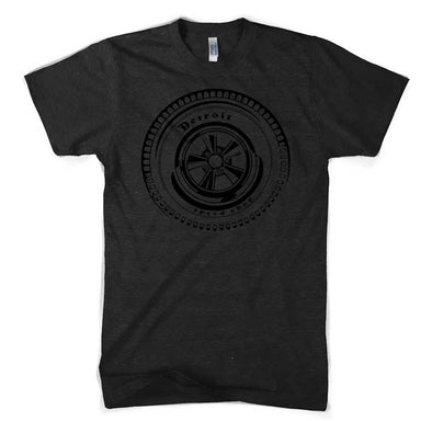 Mens Detroit Speed Shop Slick T-Shirt (Heather Black) - Detroit Shirt CompanyDetroit Shirt CompanyT-Shirts (Apparel)