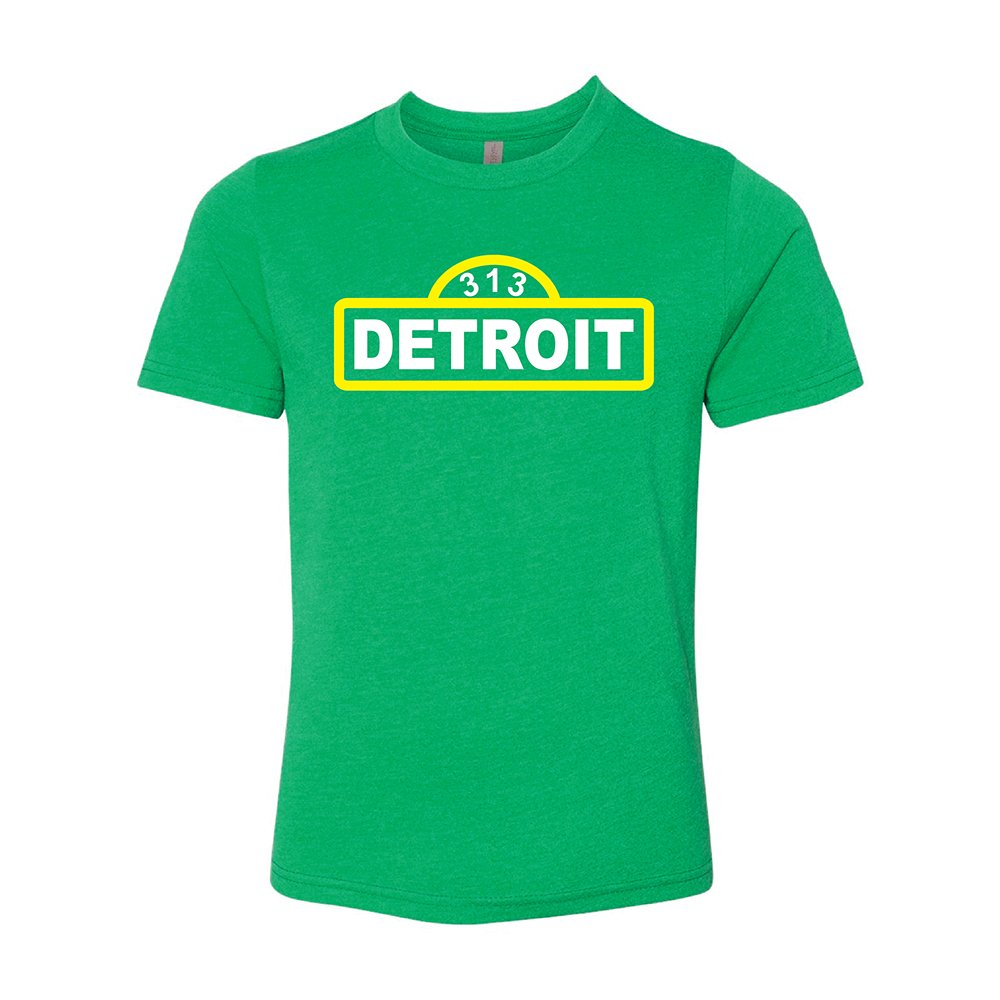 Youth - Detroit Street Sign T-shirt - Detroit Shirt CompanyDetroit Shirt CompanyKids Apparel