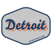 Sticker - Detroit Script Text Hex - Detroit Shirt CompanyDetroit Shirt CompanyStickers (Accessories)