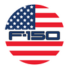 Sticker - Ford F-150 Flag - Round