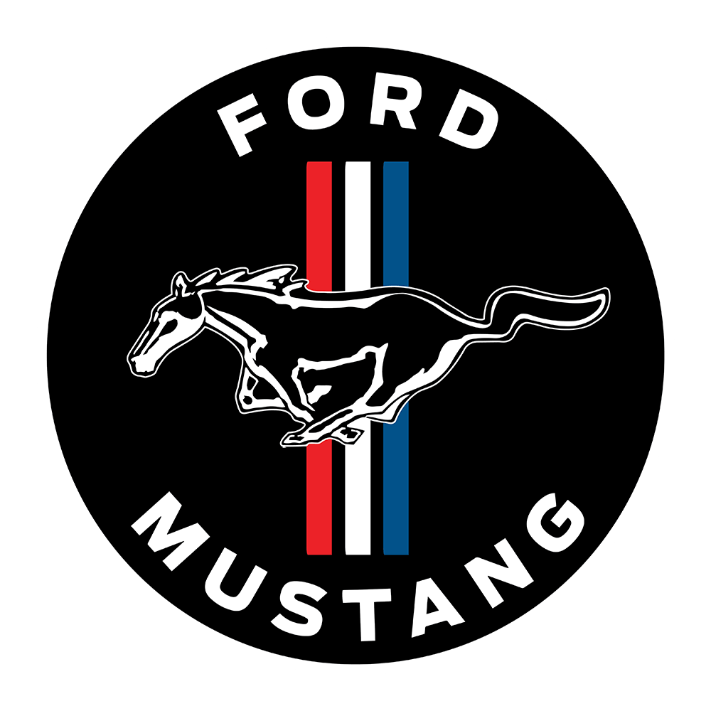 Sticker - Ford Mustang - Round - Detroit Shirt CompanyDSC - FordStickers (Accessories)