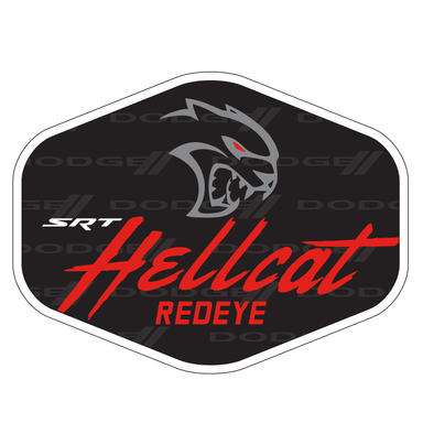 Sticker - Dodge SRT Hellcat Redeye Hex - Detroit Shirt CompanyFCA - DodgeStickers (Accessories)