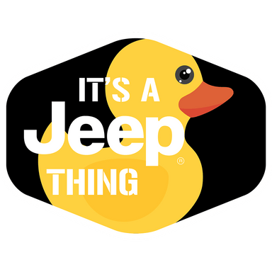 Sticker - Jeep® Duck Hex - It's a Jeep Thing - Black - Detroit Shirt CompanyFCA - JeepStickers (Accessories)