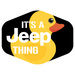 Sticker - Jeep® Duck Hex - It's a Jeep Thing - Black - Detroit Shirt CompanyFCA - JeepStickers (Accessories)