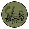 Sticker - Jeep® CJ - Round - Detroit Shirt CompanyFCA - JeepStickers (Accessories)