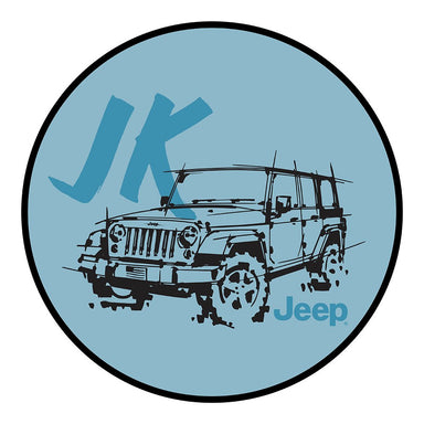 Sticker - Jeep® JK - Round - Detroit Shirt CompanyFCA - JeepStickers (Accessories)