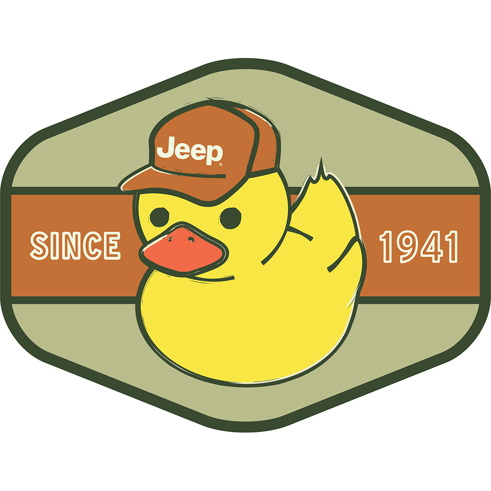 Sticker - Jeep® Duck 1941 Hex - Detroit Shirt CompanyFCA - JeepStickers (Accessories)