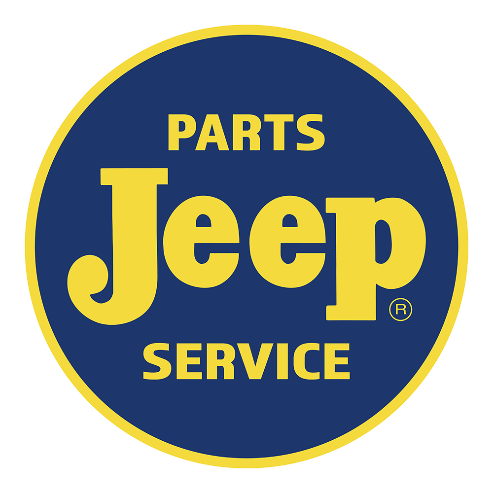 Sticker - Jeep® Parts and Service - Round - Detroit Shirt CompanyFCA - JeepStickers (Accessories)