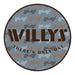 Sticker - Jeep® Willy's - Round - Detroit Shirt CompanyFCA - JeepStickers (Accessories)