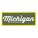 Sticker - Michigan Script Green/Yellow - Detroit Shirt CompanyDetroit Shirt CompanyStickers (Accessories)