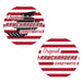 Sticker Set - Ramchargers 4" Round - Detroit Shirt CompanyDSC - RamchargersStickers (Accessories)