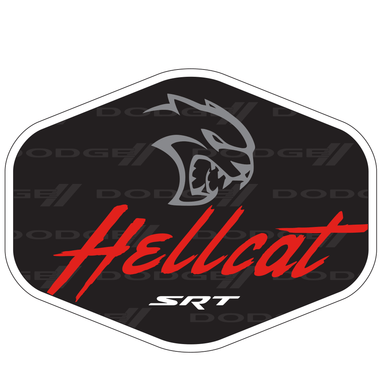 Sticker - Dodge SRT Hellcat Hex - Detroit Shirt CompanyFCA - DodgeStickers (Accessories)