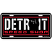 License Plate Metal Sign - Detroit Speed Shop Shifter - Detroit Shirt CompanyDetroit Shirt CompanyOther Accessories