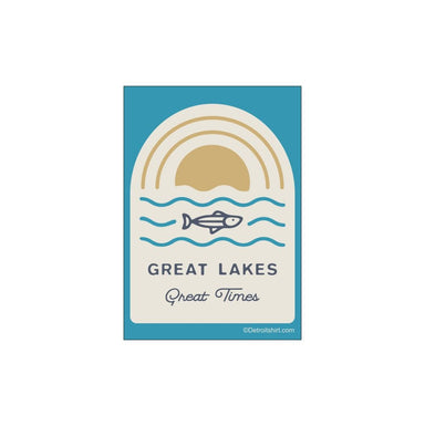 Sticker - Michigan Great Lakes Great Times - Detroit Shirt CompanyDetroit Shirt CompanyStickers (Accessories)