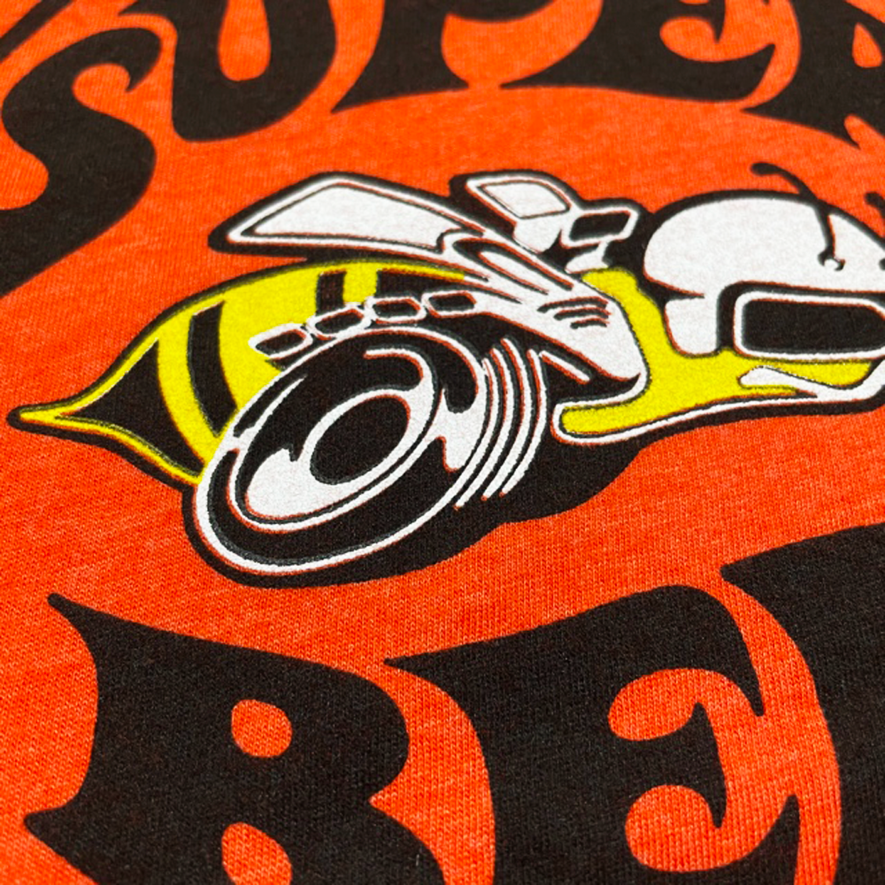 Mens Dodge Super Bee T-shirt (Heather Orange)