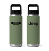 Top Handle Bottle - Jeep Text Grille - Drab Green