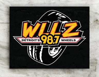 Metal Sign - Detroit's Wheels - WLLZ - Detroit Shirt CompanyDetroit Shirt CompanyOther Accessories