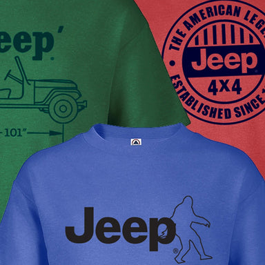 Youth - Jeep 3 PACK A - Detroit Shirt CompanyFCA - JeepKids Apparel