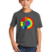 Youth - Detroit Rainbow - Heather Black - Detroit Shirt CompanyDetroit Shirt CompanyKids Apparel