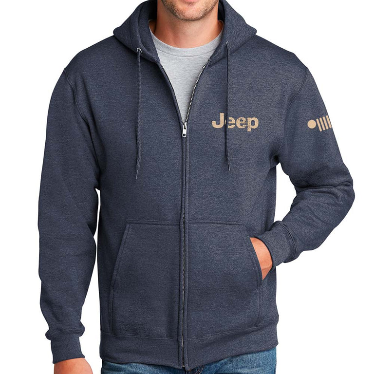 Jeep hoodies including zip-up and women's hoodies — Detroit Shirt Company