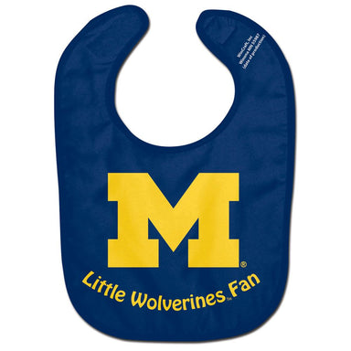 University of Michigan - Baby Bib Little Wolverines Fan - Detroit Shirt CompanyWinCraftKids Apparel