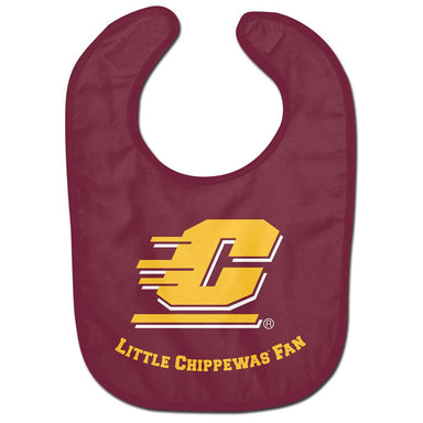 Central Michigan - Baby Bib Little Chippewas Fan - Detroit Shirt CompanyWinCraftKids Apparel