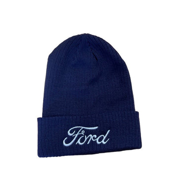 Hat - Ford Script Knit - Navy - Detroit Shirt CompanyDetroit Shirt CompanyHats (Apparel)