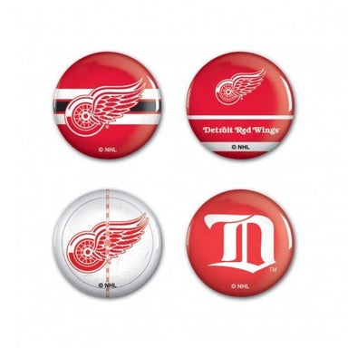 Detroit Red Wings - 4 button pack - Detroit Shirt CompanyWinCraftOther Accessories