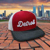 Hat - Detroit Thirsty Script Red / White / Black